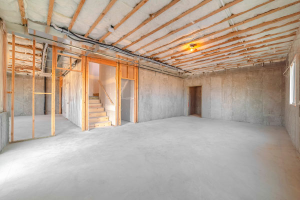 Empty Basement under construction
