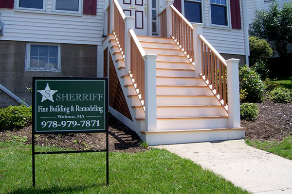 Home remodeling project by Sherriff Fine Building & Remodeling in Winchester MA
